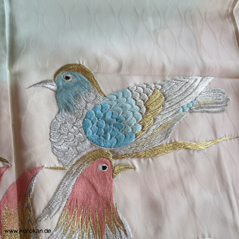 Mandarin Enten Stickerei Furisode