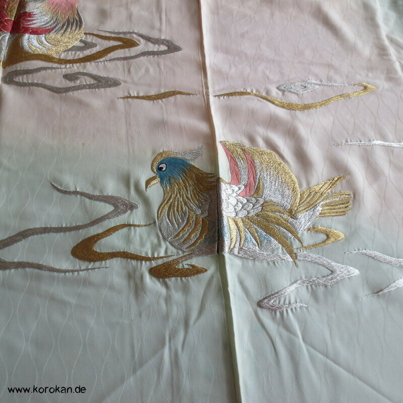 Mandarin Enten Stickerei Furisode
