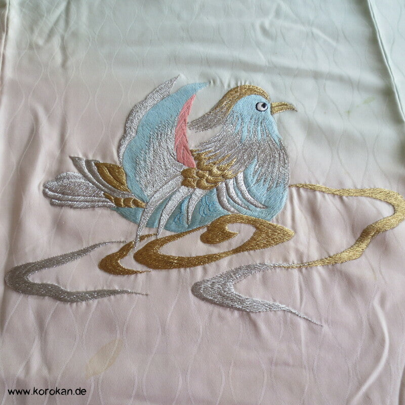 Mandarin Enten Stickerei Furisode