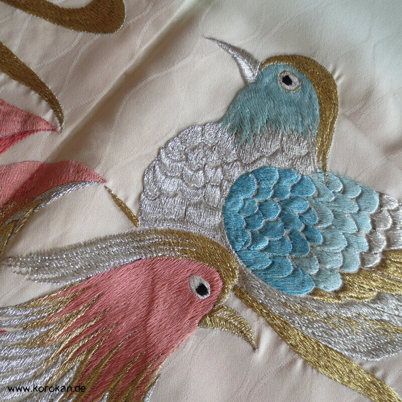 Mandarin Enten Stickerei Furisode