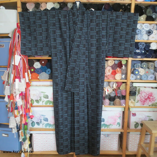 Webmuster Kasuri Tsumugi Kimono