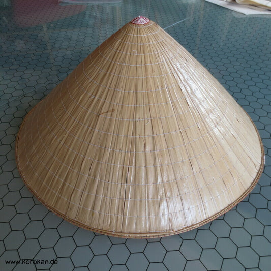 vietnamesischer Reisbauernhut, genäht, Takegasa