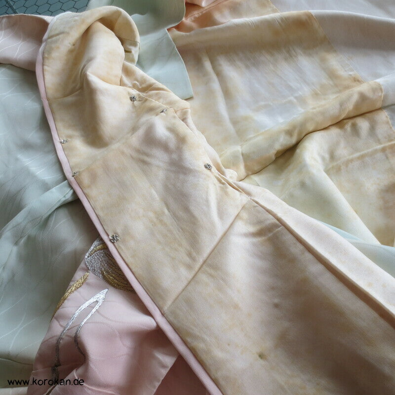 Mandarin Enten Stickerei Furisode