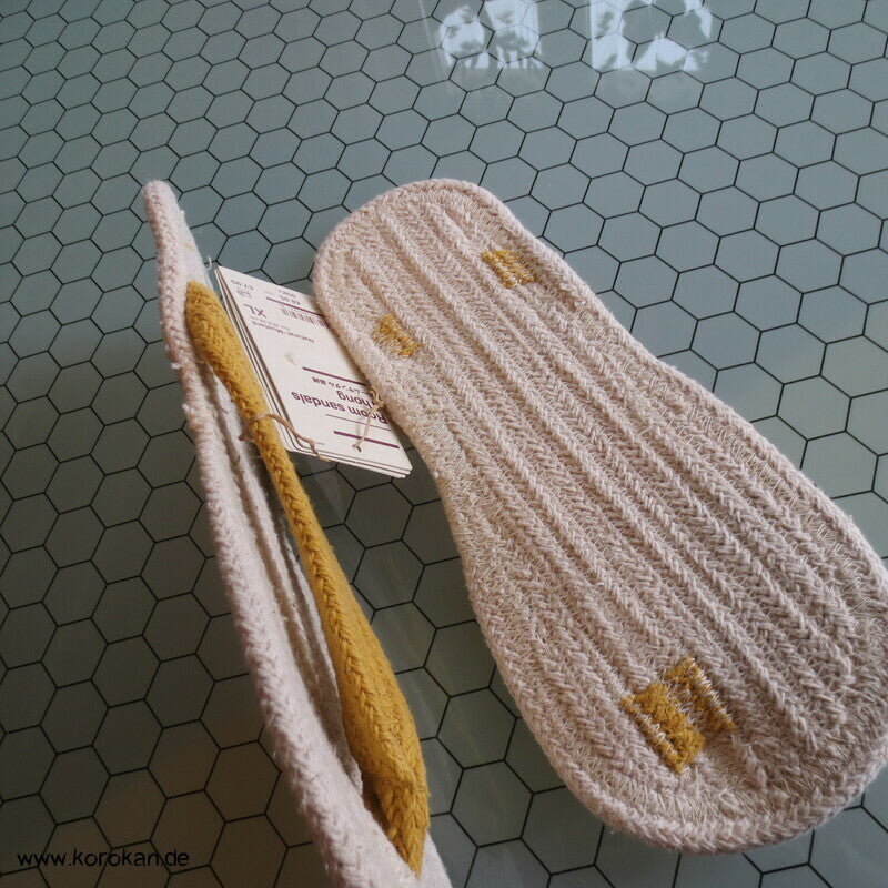 genähte  Baumwollband - Zori - FlipFlops - Muji