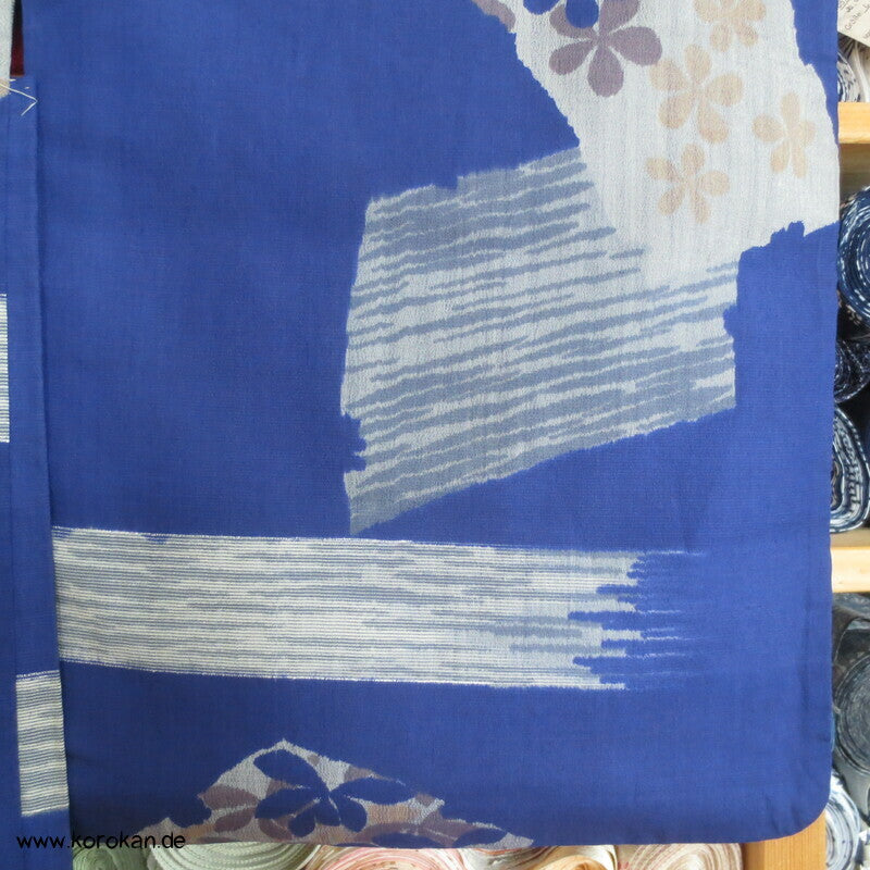 Haori Kimono Jacke Meisen kobaltblau