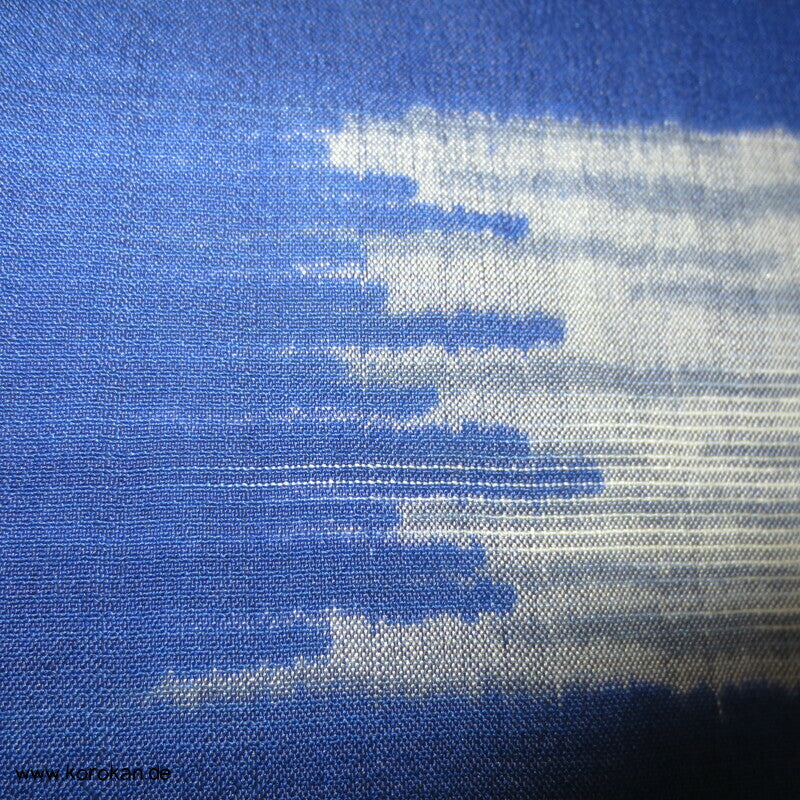 Haori Kimono Jacke Meisen kobaltblau