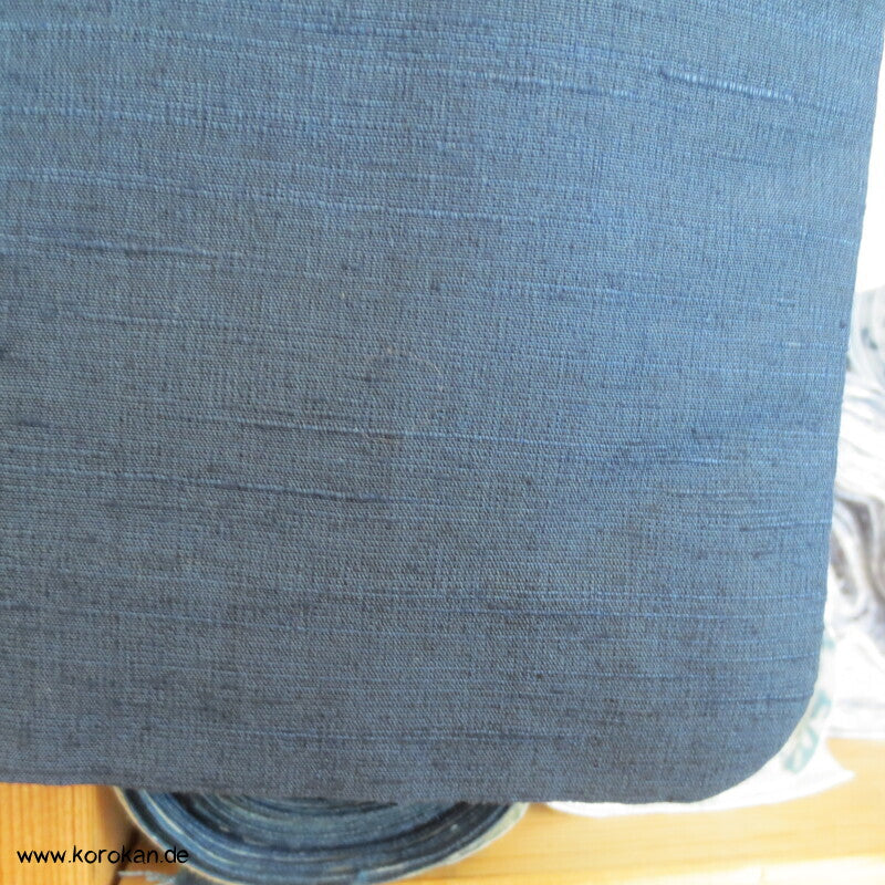 Wolle - Seide Tsumugi Haori Männer Kimono Jacke, ungefüttert