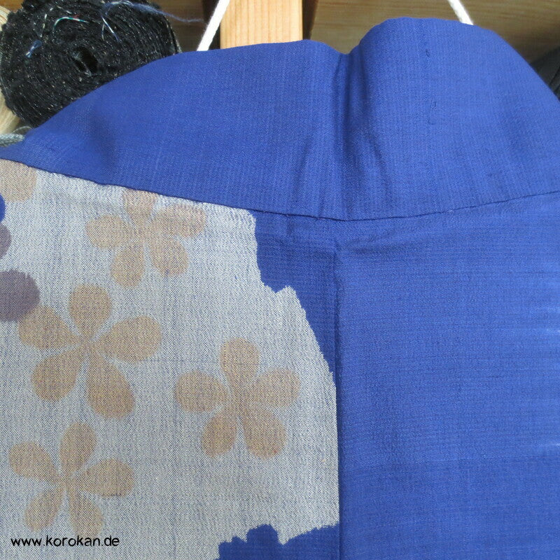 Haori Kimono Jacke Meisen kobaltblau