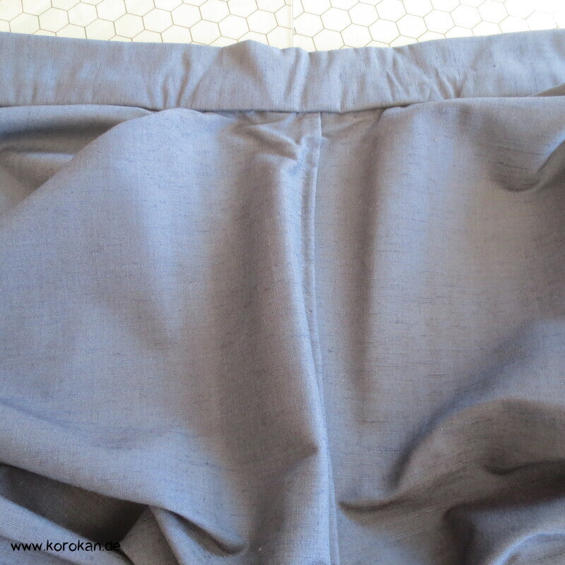 Wolle - Seide Tsumugi Haori Männer Kimono Jacke, ungefüttert