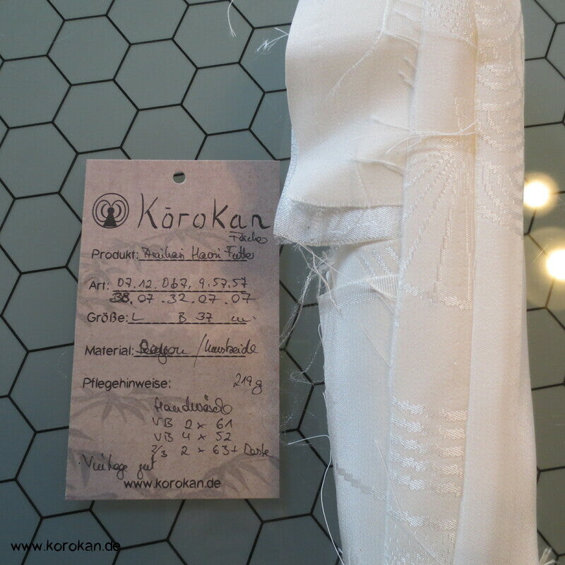 gewebte Fächer Haori Jackenfutter Araihari