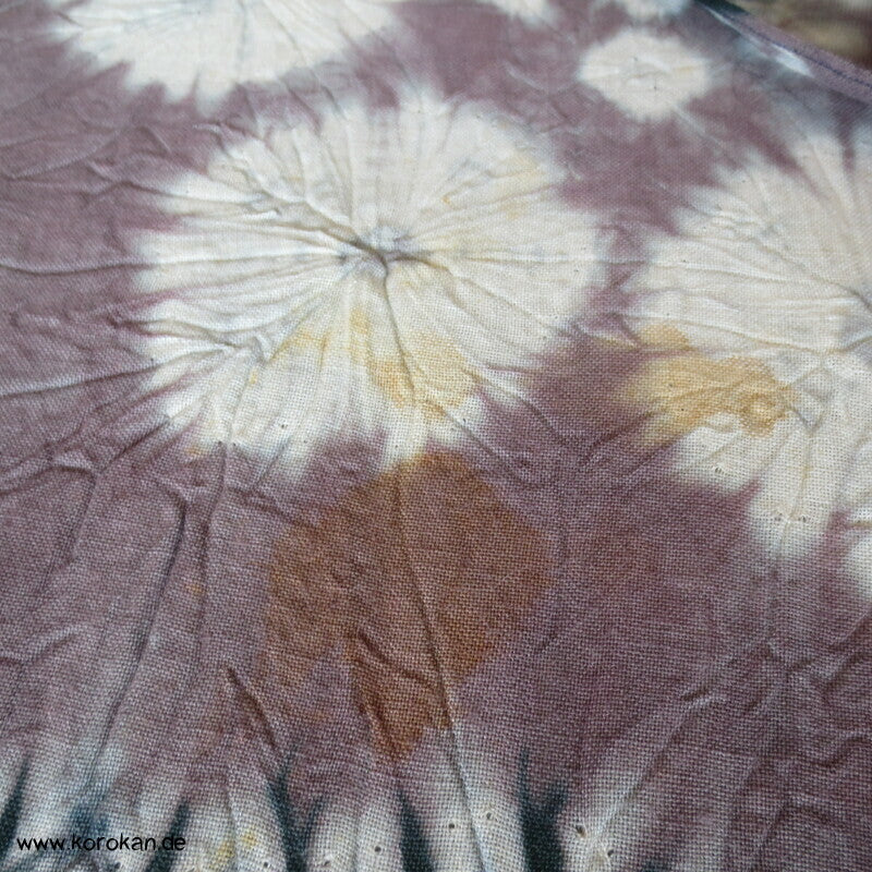 Shibori Baumwoll Kimono Schal, Kinder Sanyaku Obi