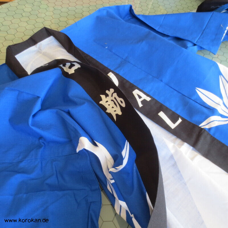 japanische Happi Arbeits Baumwoll Jacke, JAL Kranich Airline