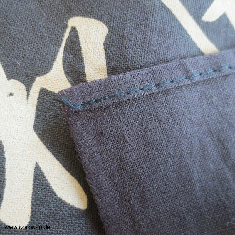 riesiges Furoshiki Tragetuch, eine Mittelnaht, Kanji