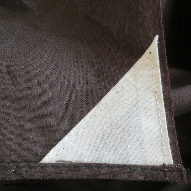 riesiges Furoshiki Tragetuch, eine Mittelnaht, Kanji