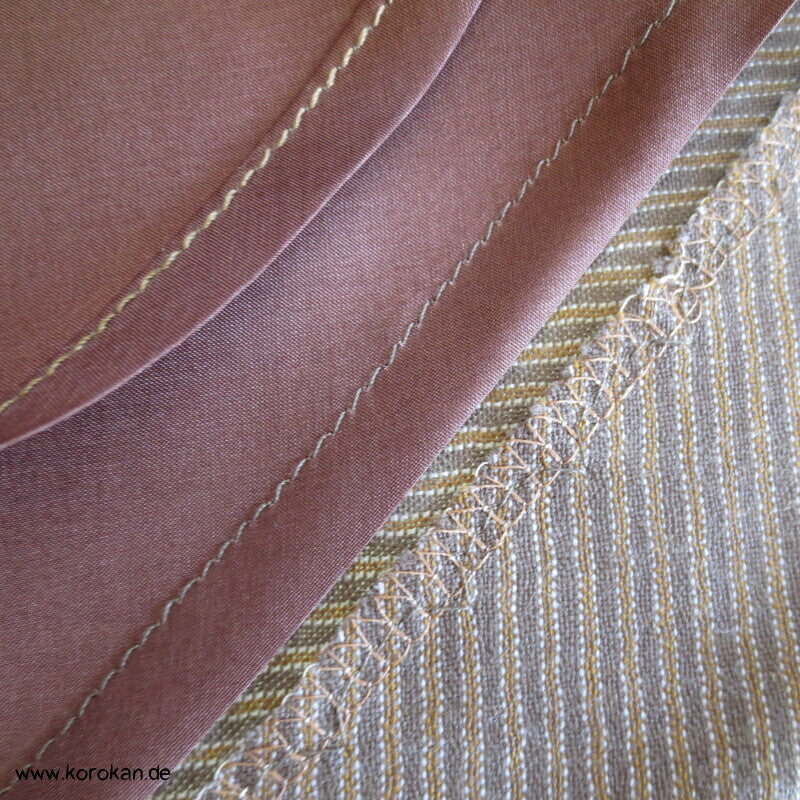 Woll Patchwork Bias Cut Rock