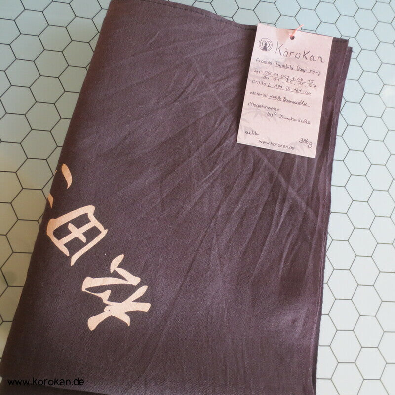 riesiges Furoshiki Tragetuch, eine Mittelnaht, Kanji