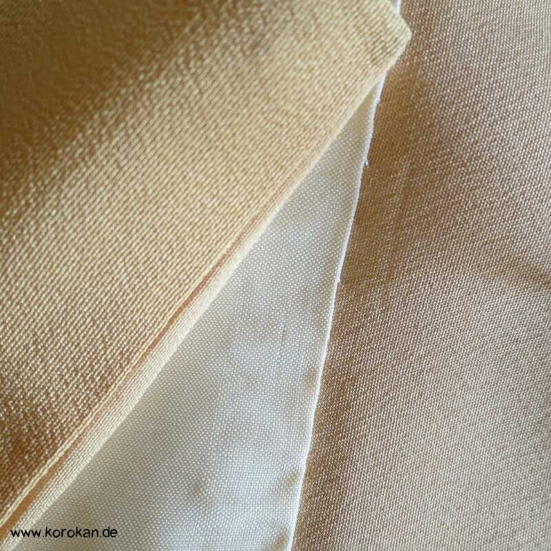 Japan Boote im Schilf Stickerei Irotomesode Seidencrepe Kimono