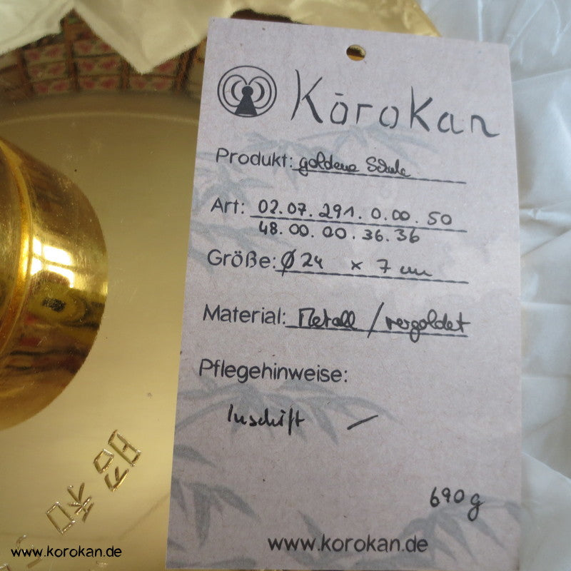 flache 24 K vergoldete Schalen - Sakazuki, Varianten