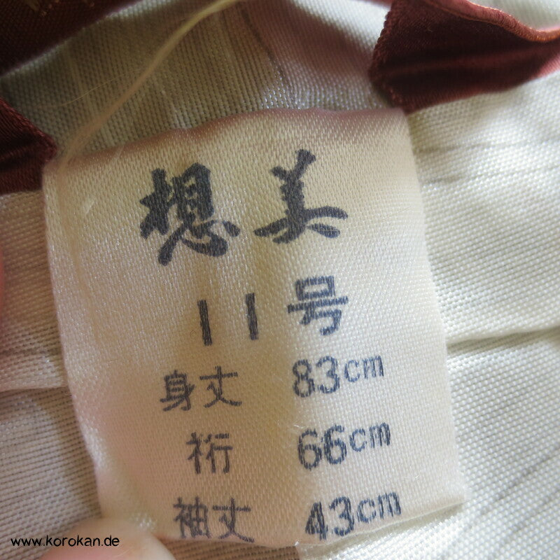 Dochugi Kimono Jacke, graubeiges Jacquard Mischgewebe