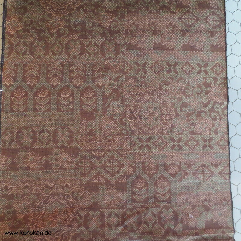 Patchwork Druck Tsumugi Kimono Seide