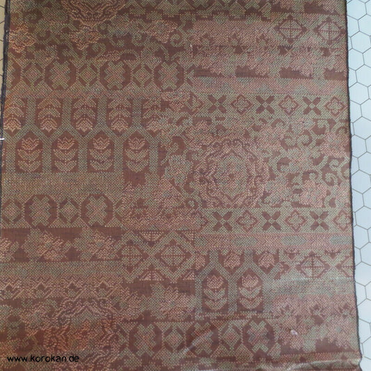 Patchwork Druck Tsumugi Kimono Seide