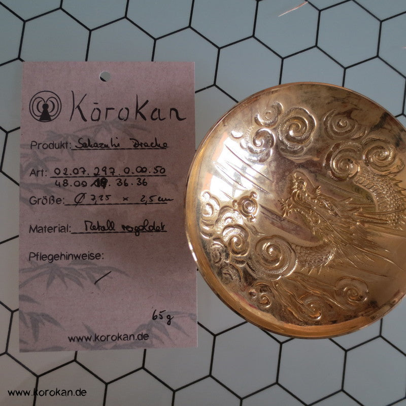 flache 24 K vergoldete Schalen - Sakazuki, Varianten