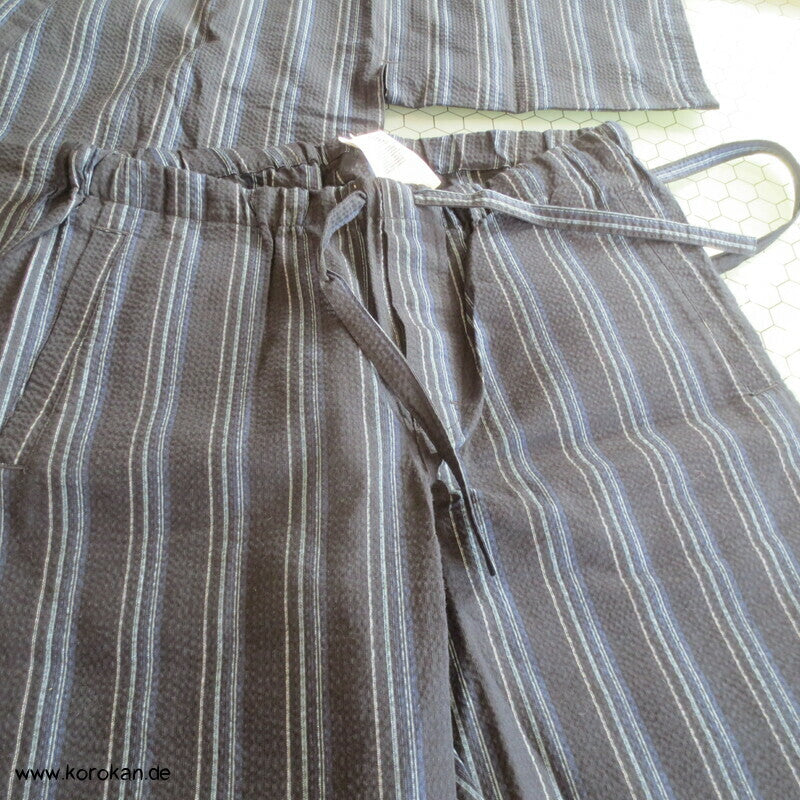 Jinbei Kimono - kurzer Pyjama Zweiteiler Shijira Baumwolle
