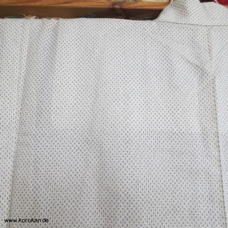 Druck Kasuri Feinkaro Hitoe / Yukata - ungefütterter Männer Baumwoll Hanf Kimono