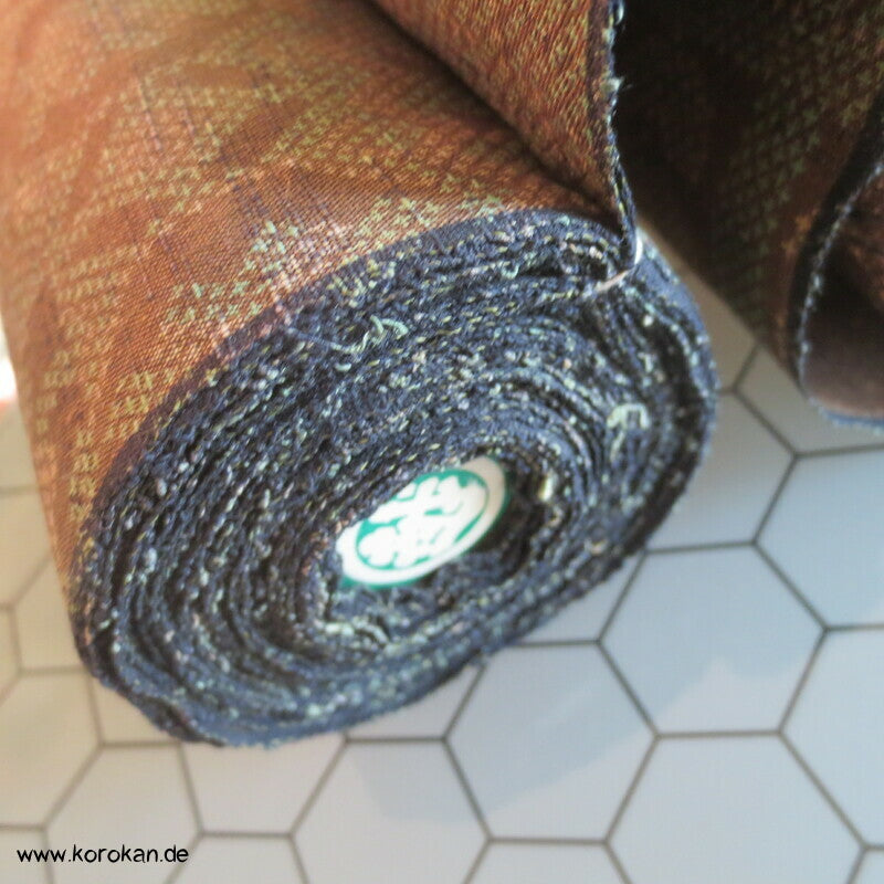 Patchwork Druck Tsumugi Kimono Seide