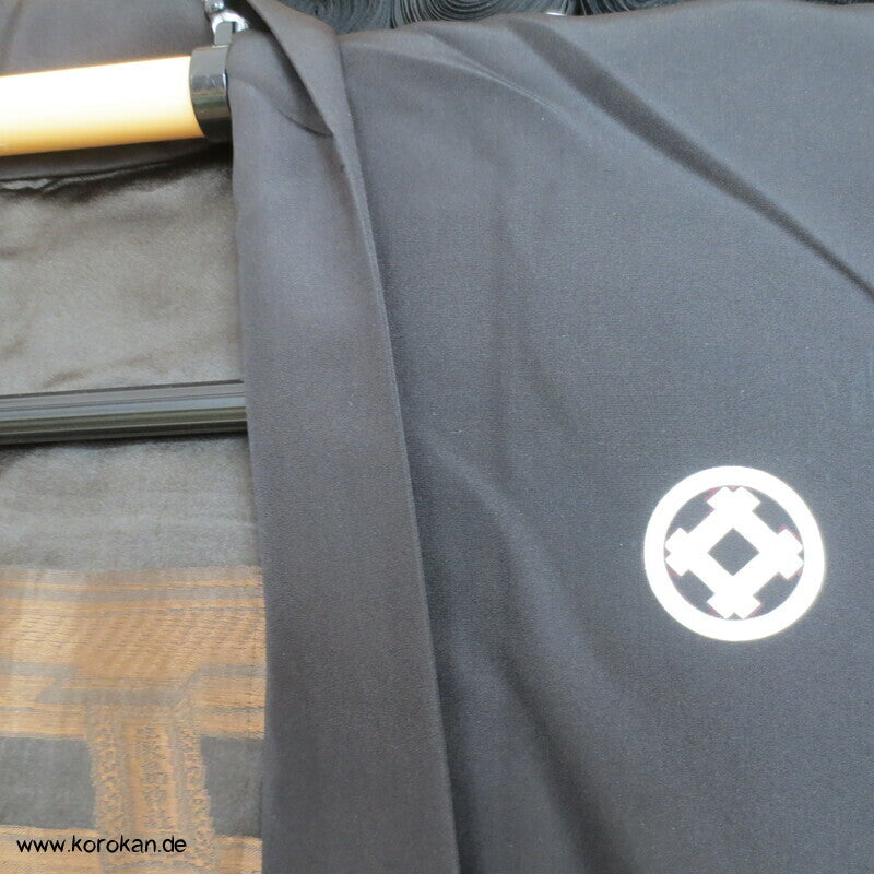 Montsuki 5 Igeta Mon Haori gewebtes Torii Futter