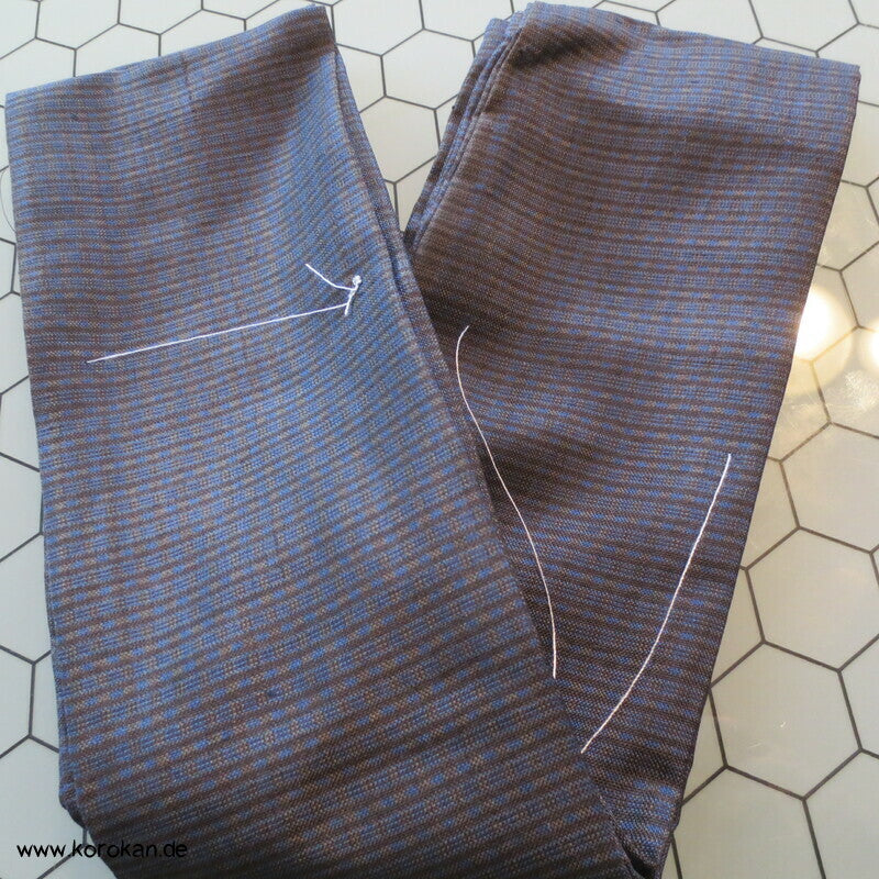japanische Upcycling Datejime Himo Kimono Bindebänder
