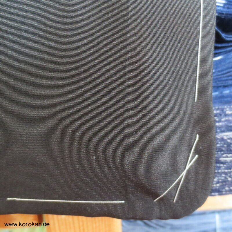 Montsuki 5 Igeta Mon Haori gewebtes Torii Futter