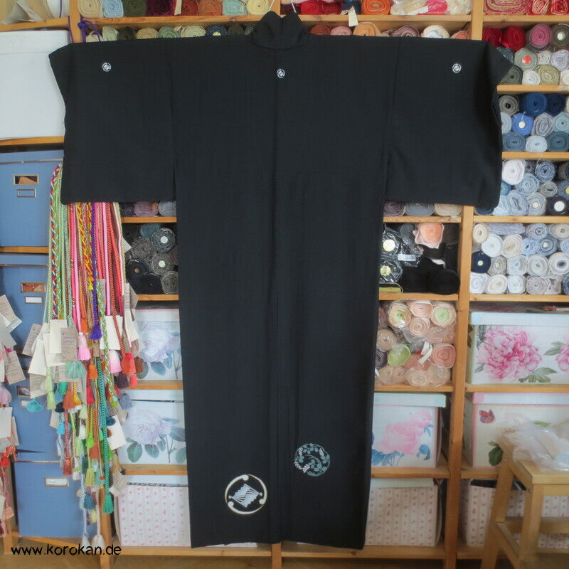 Mustermon Hitoe Tomesode Crepe Kimono, zwitter