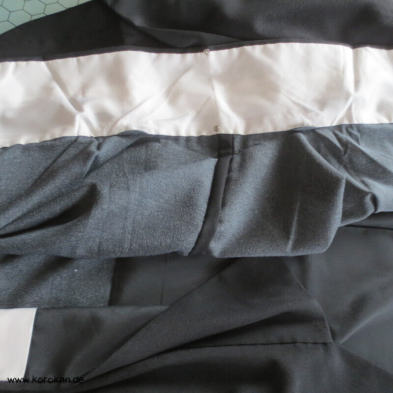 Mustermon Hitoe Tomesode Crepe Kimono, zwitter