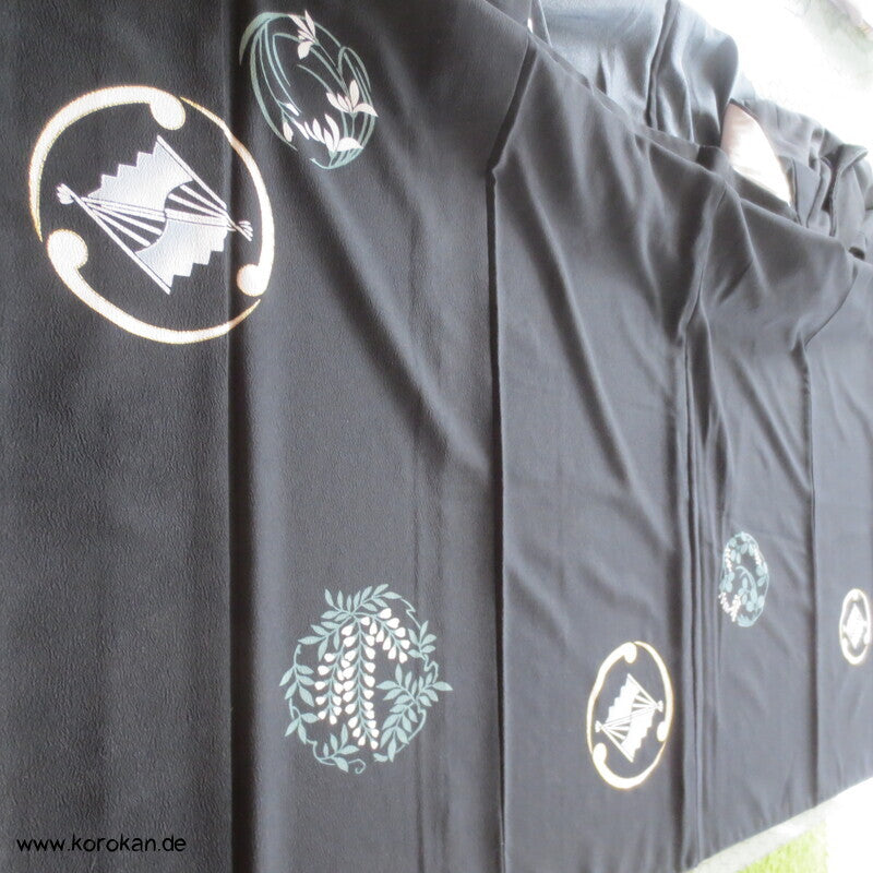 Mustermon Hitoe Tomesode Crepe Kimono, zwitter