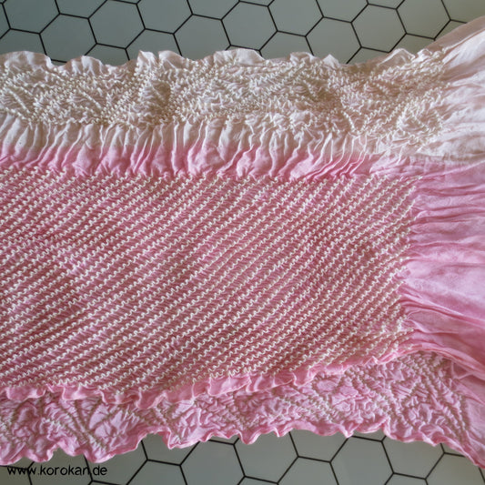 Shibori Farbverlauf diagonal Obiage