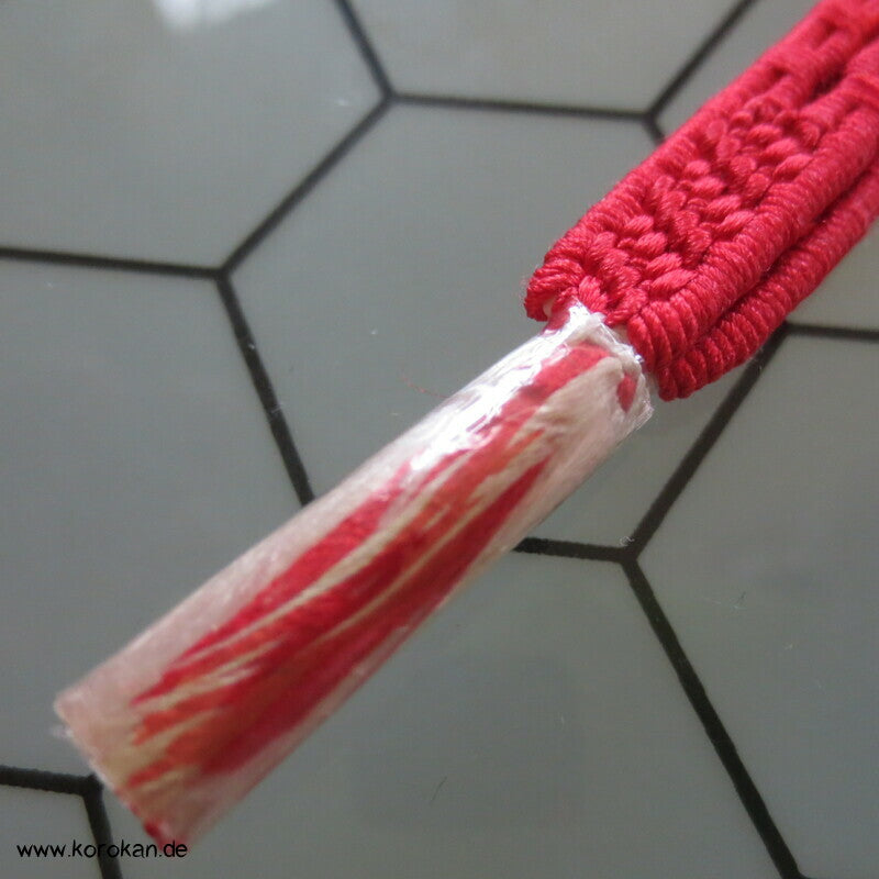 Haori Himo - Seide, rot