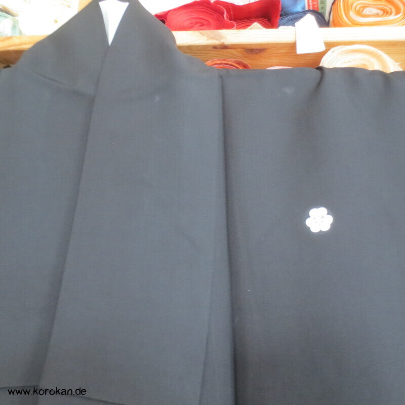 Hitoe Mofuku Seidencrepe Kimono, fein und weich, 5 Mon