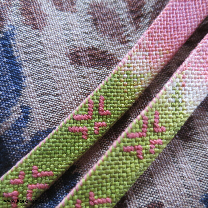 Chrysanthemen Haori Kimonojacke , Meisen Seide, Himo