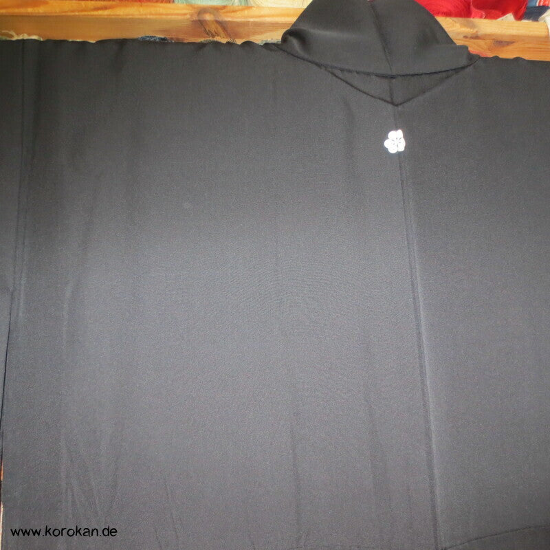Hitoe Mofuku Seidencrepe Kimono, fein und weich, 5 Mon