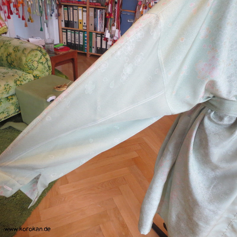Wickelhemd / Tunika reine Kimono Seide, Zero Waste