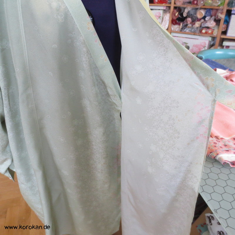 Wickelhemd / Tunika reine Kimono Seide, Zero Waste