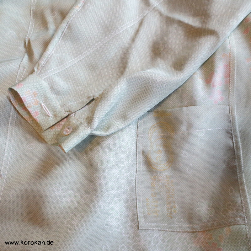 Wickelhemd / Tunika reine Kimono Seide, Zero Waste