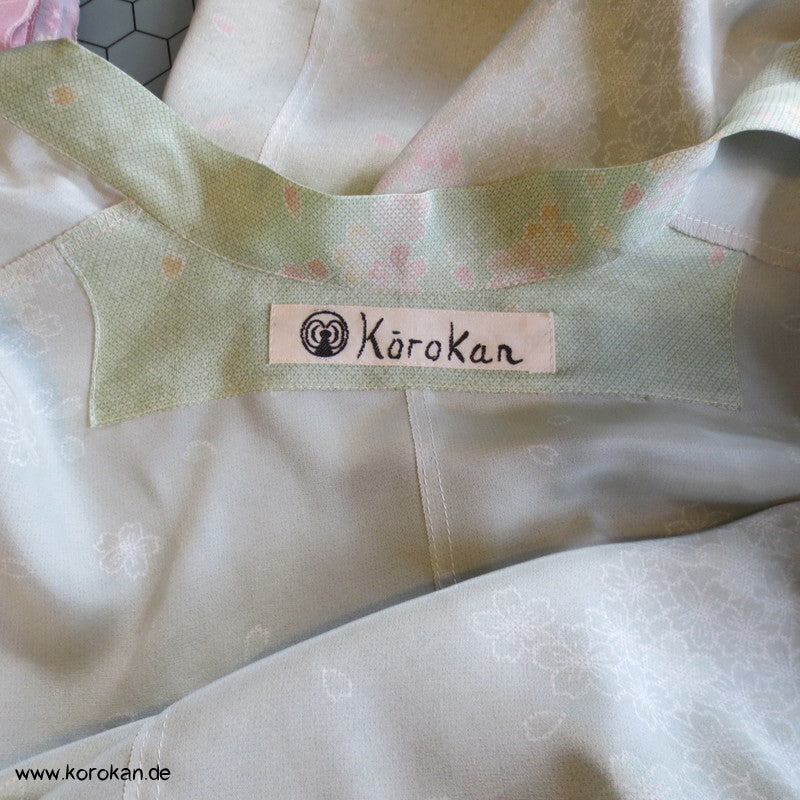 Wickelhemd / Tunika reine Kimono Seide, Zero Waste