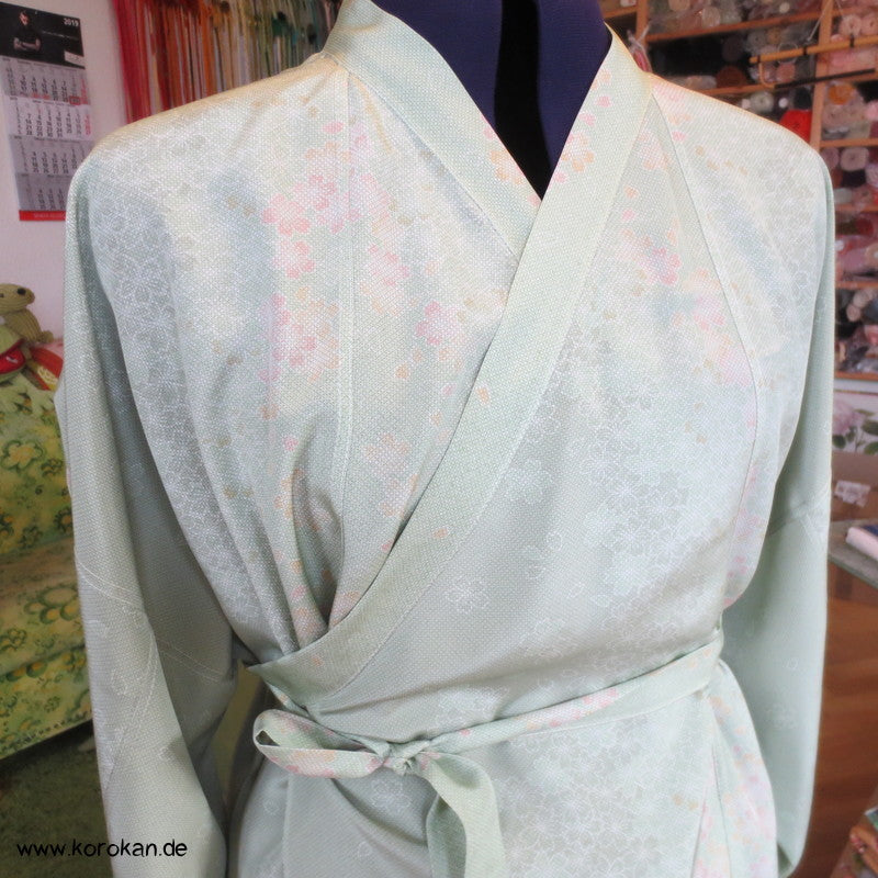 Wickelhemd / Tunika reine Kimono Seide, Zero Waste