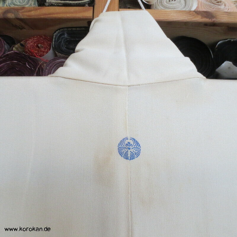 Furisode ? Nakagi? antiker Kimono, leicht mit Mandarinenten