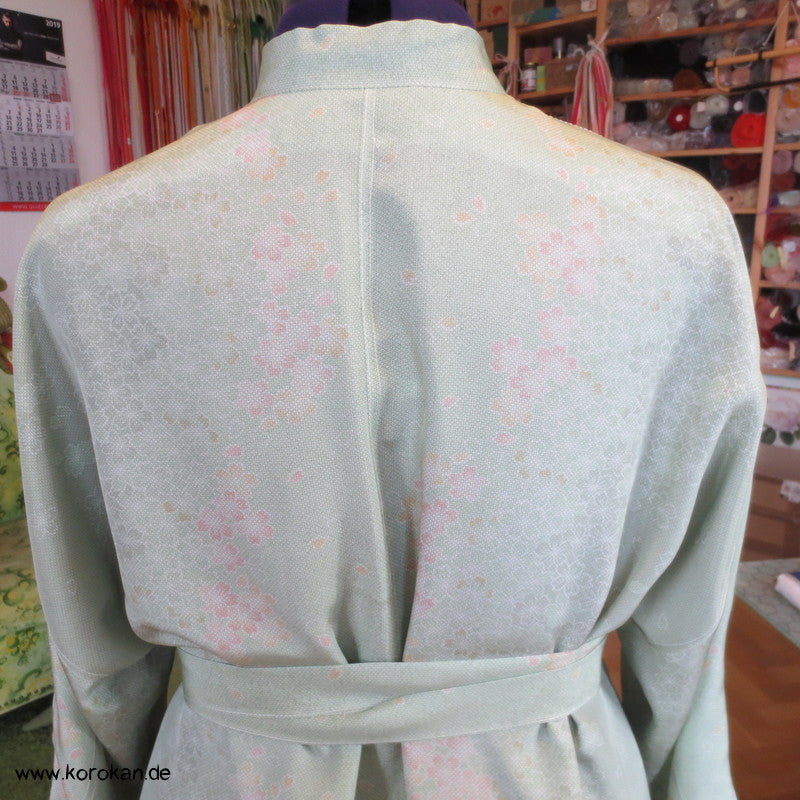 Wickelhemd / Tunika reine Kimono Seide, Zero Waste