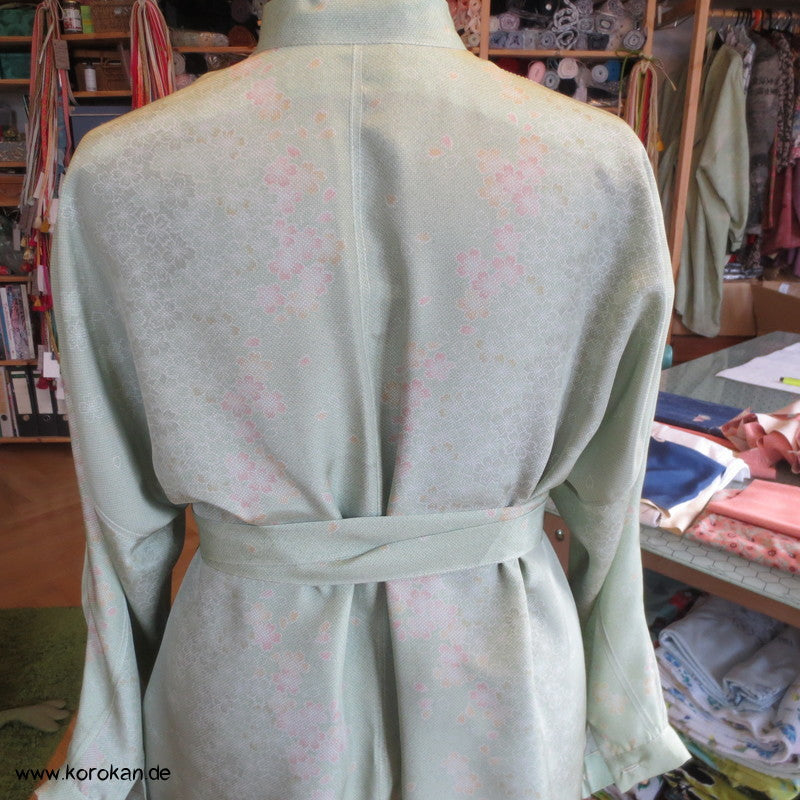Wickelhemd / Tunika reine Kimono Seide, Zero Waste