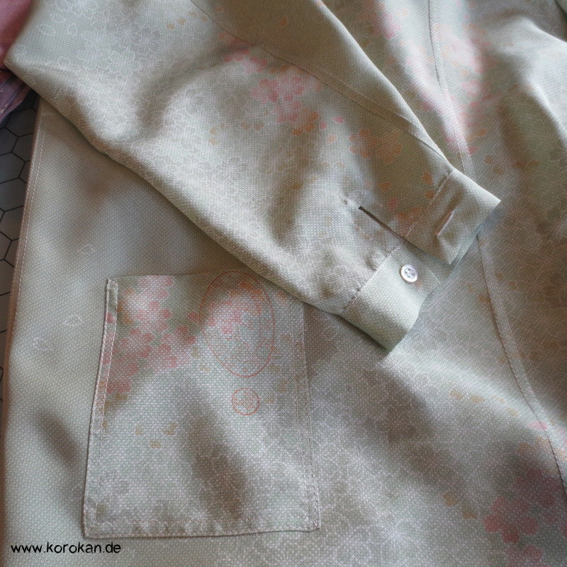 Wickelhemd / Tunika reine Kimono Seide, Zero Waste