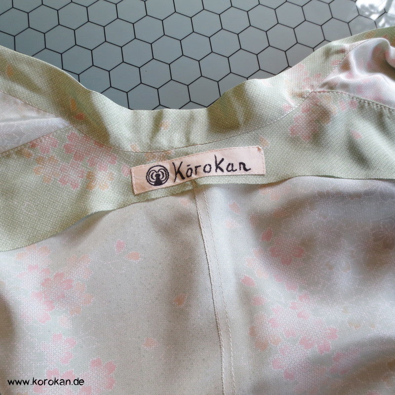 Wickelhemd / Tunika reine Kimono Seide, Zero Waste